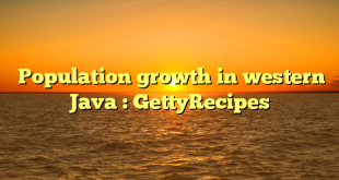 Population growth in western   Java : GettyRecipes